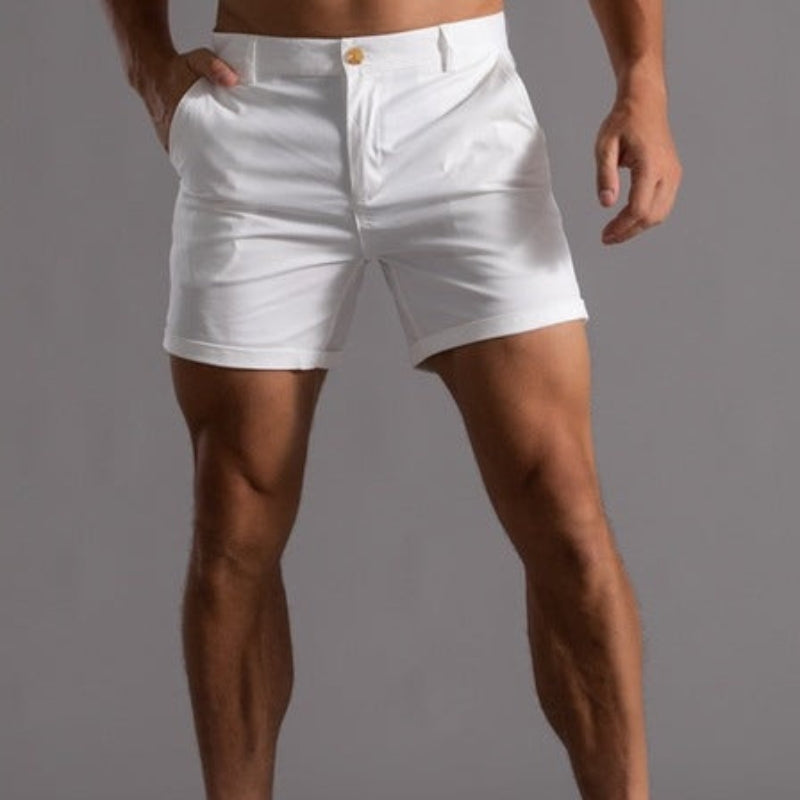 Moderne slim-fit chino-shorts til herrer – Emil