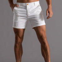 Moderne slim-fit chino-shorts til herrer – Emil