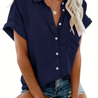 Grace collar blouse | Comfortable button closure