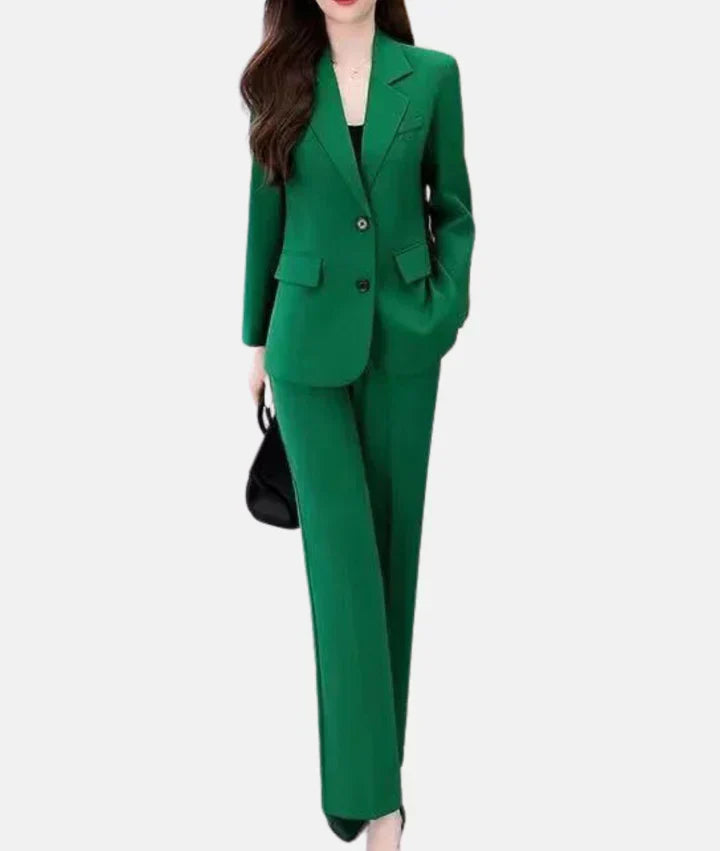 Stylish Pantsuit with Tailored Blazer - Isabella