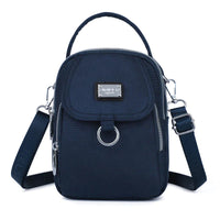 Bolso clásico de mujer con mucho espacio de almacenamiento - Celeste