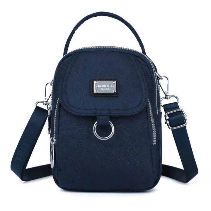 Bolso clásico de mujer con mucho espacio de almacenamiento - Celeste