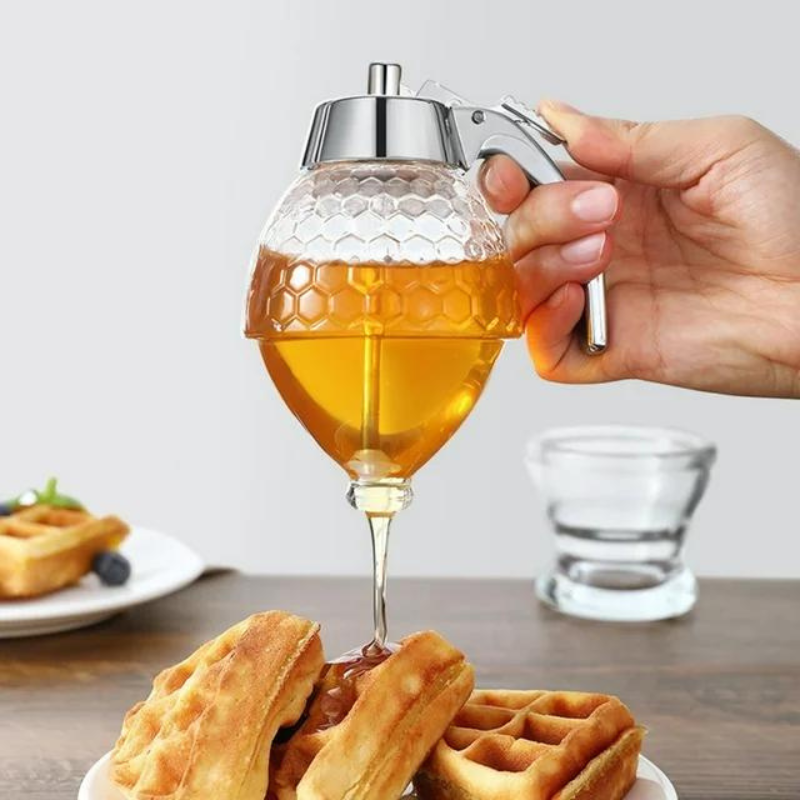 Dispensador de miel elegante y práctico – HoneySaver