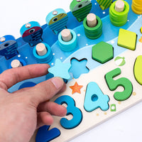 Montessori Toddler Play Board - Wooden Play Safari