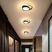 Modern LED ceiling light with double ring design – Twilight Rings