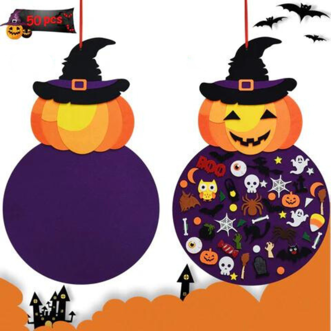 Halloween DIY Felt Board with Pumpkin – SpookyBoard