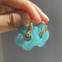 Gold-plated Flower Earrings - Valeria