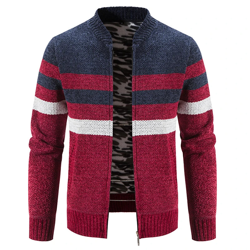 Men's Striped Autumn Sweater – Tobias