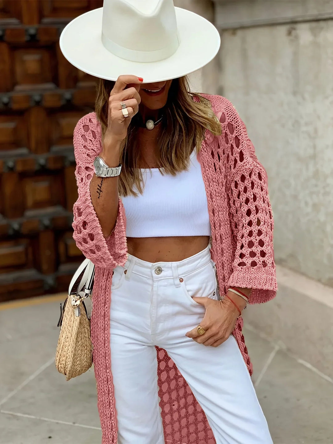 Nora Chaleco Tejido a Crochet | Estiloso y Cómodo