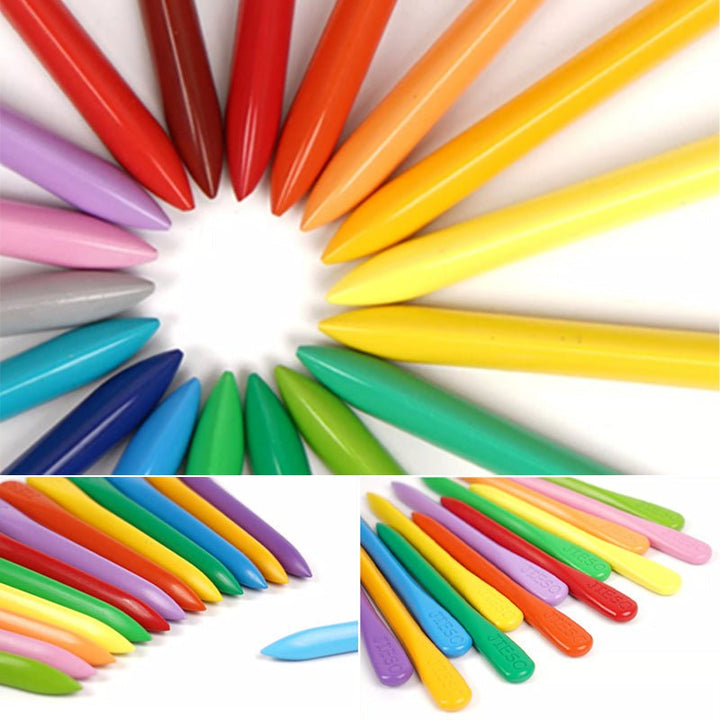 Naturlige Farverige Vokskridt - EcoCrayons