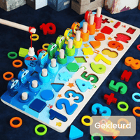 Montessori Toddler Play Board - Wooden Play Safari