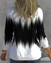 Trendy women's turtleneck sweater with zipper - Aurora