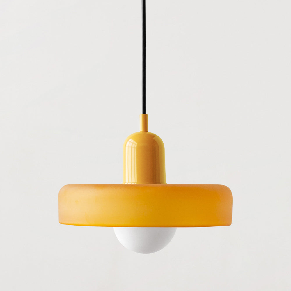 Lámpara colgante colorida estilo Bauhaus - StiloGlas