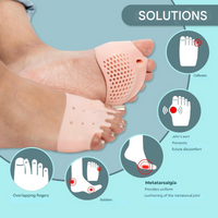Therapeutische Zehenspreizer mit Kissenpads – Podiora
