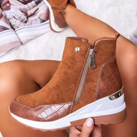 Orthopädische Leder Damen Stiefeletten - Emma