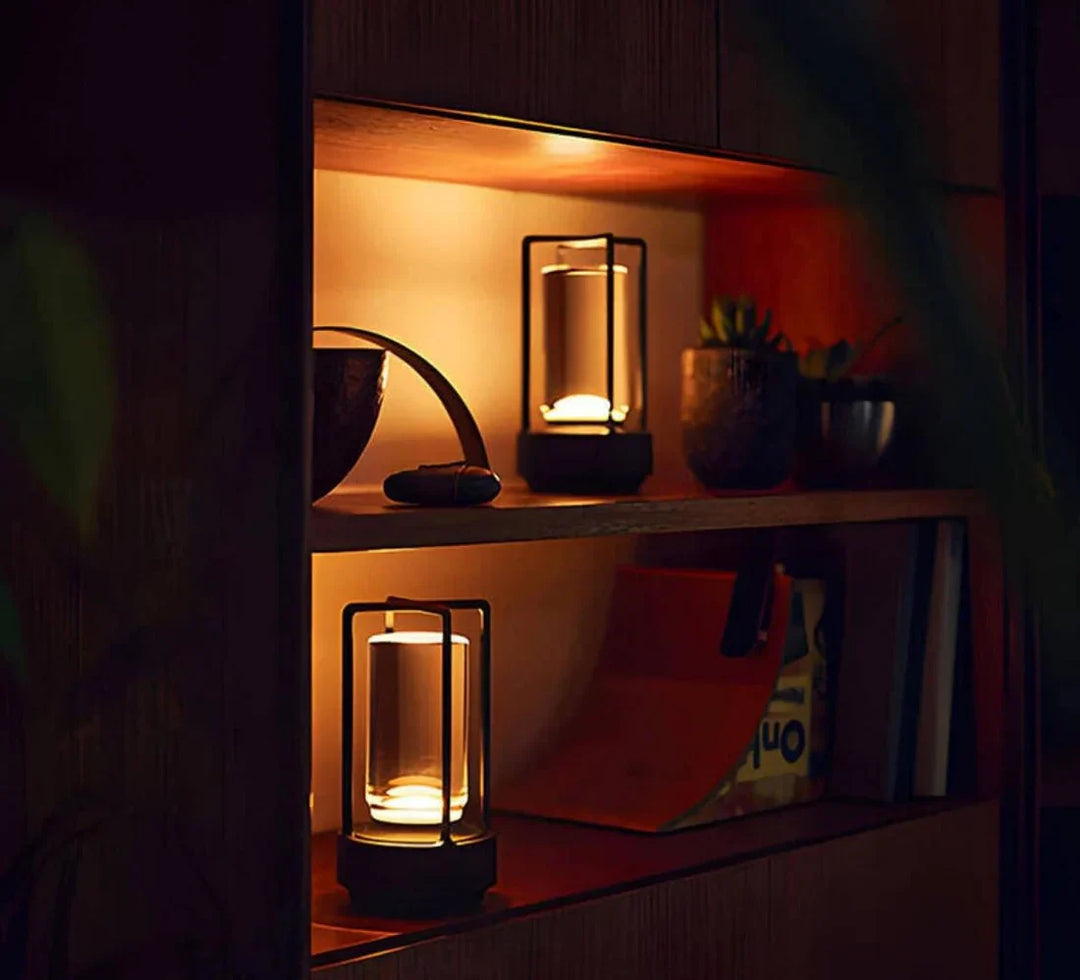 Wasserdichte und Tragbare Kristall-Tischlampe - AuroraGlow