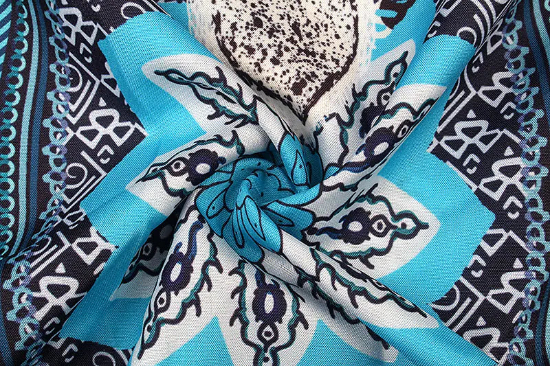 Off-shoulder summer dress with ethnic print – Eliana