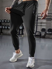 Solid Color Men's Sports Pants with Pockets - Niels