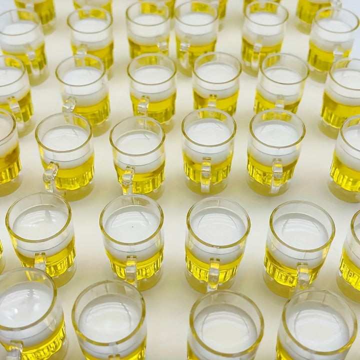 30 Pieces Mini Beer Glasses Made of Resin – Mini Beer Set Oktoberfest 2025