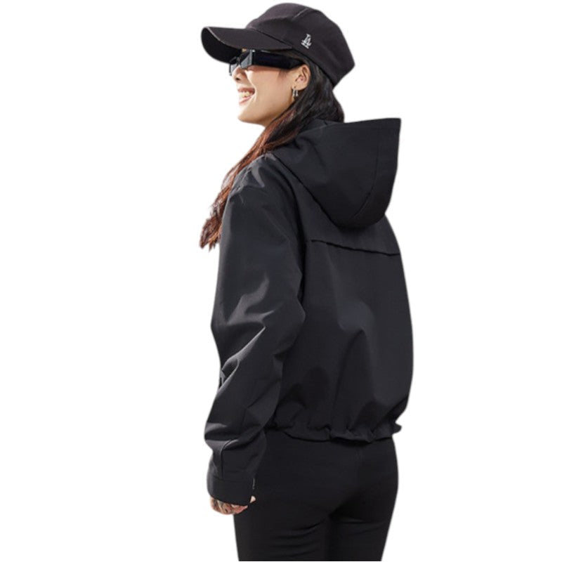 Women's Waterproof Breathable Rain Jacket - Short - Adjustable Hem 18
