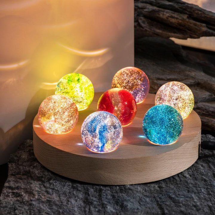 Glowing Cosmic Crystals - AstroGlow Orbs