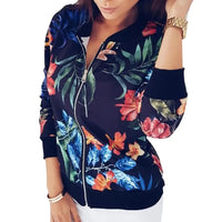 Long Sleeve Women's Summer Jacket with Floral Pattern – Liora