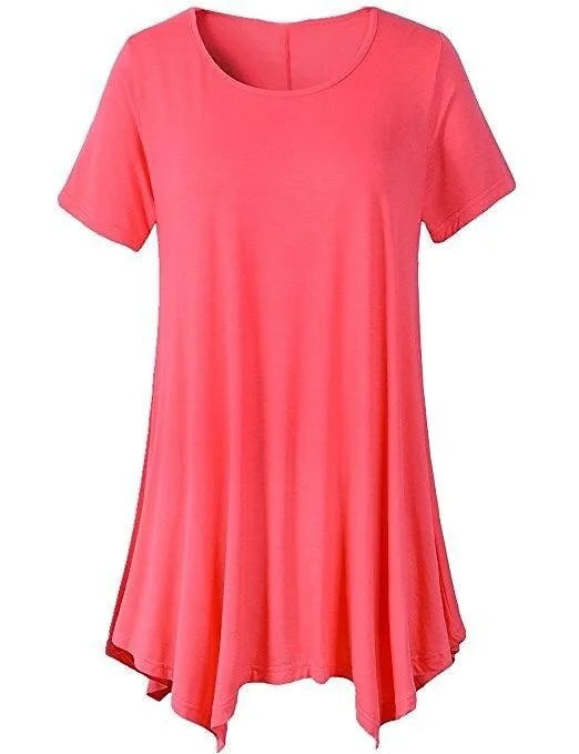 Loose Fit Women's T-Shirt with Short Sleeves – Taryn