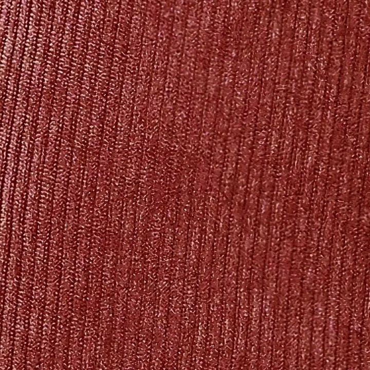 Roter Strickstoff, Nahaufnahme, Textur, Baumwolle, Mode, Bekleidungsmaterial, Detailansicht.