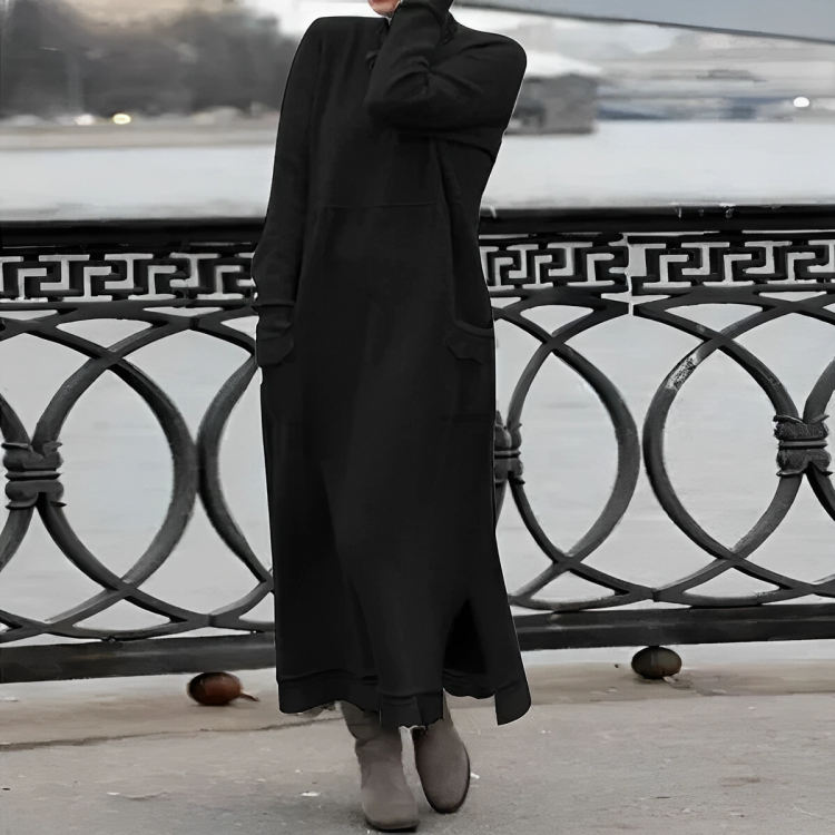 Casual Long Winter Dress - Noelle