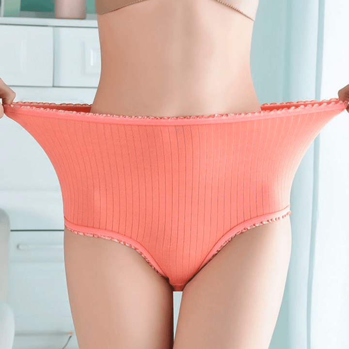 Leckfreie Unterwäsche mit hohem Taillenbund – Camille (8er-Pack)