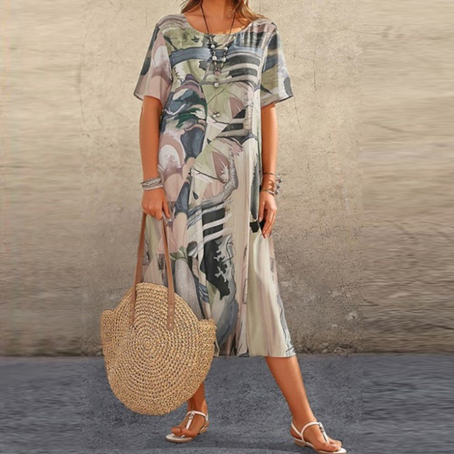 Airy summer dress with loose fit – Ysée