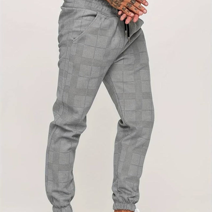 Checked Men's Jogging Pants – Elian Autumn Edition