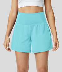 Breathable & Quick-Drying High-Waist Fitness Shorts for Women – Mirabella