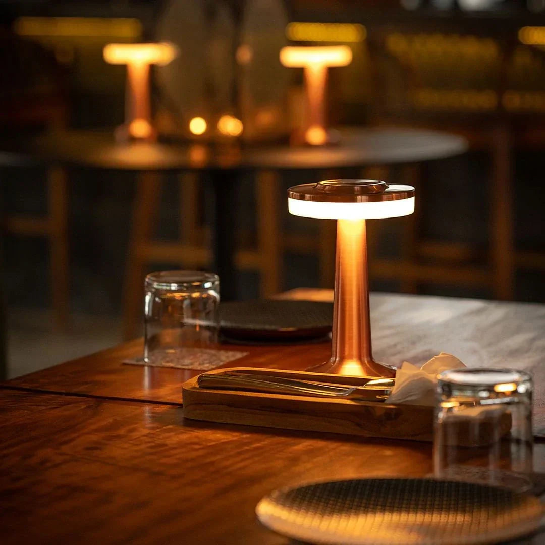 Drahtlose Retro Tischlampe - LumiBar