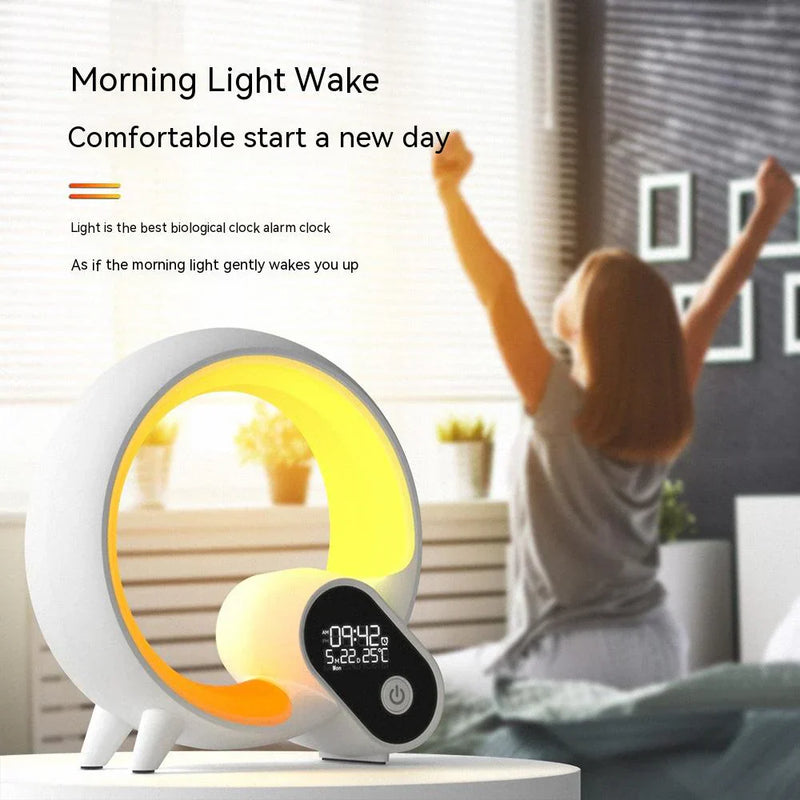 Smart bedside lamp with white noise and color change - Liora