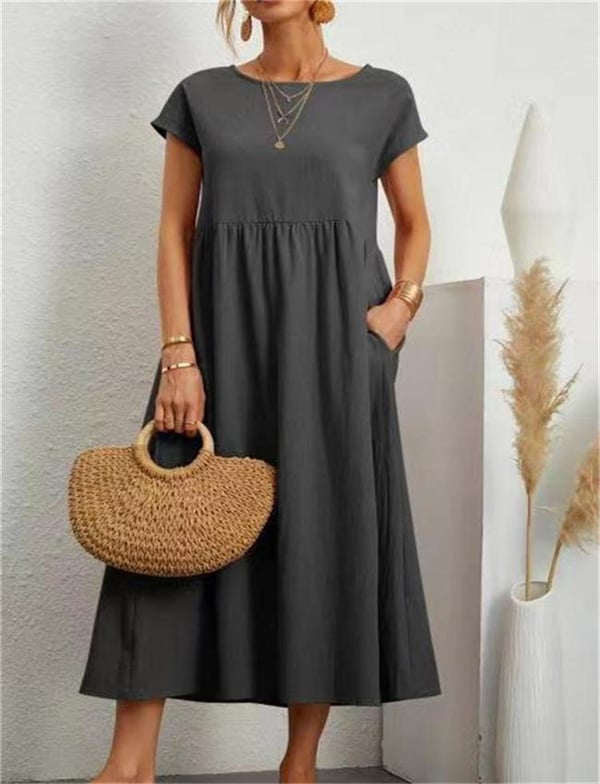 Airy Linen Dress – Elodie