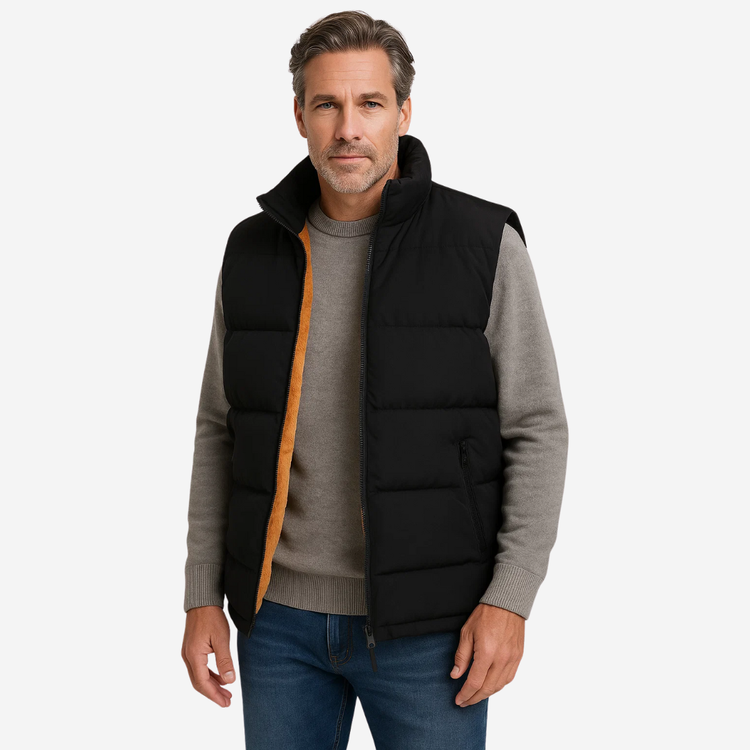 Herre Thermo Bodywarmer foret med ståkrage – Arne