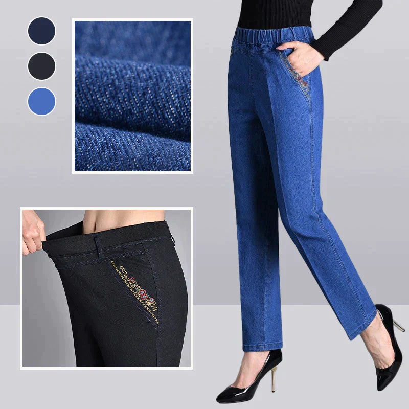 Push-up Jeans - Ella with warm lining and perfect fit!