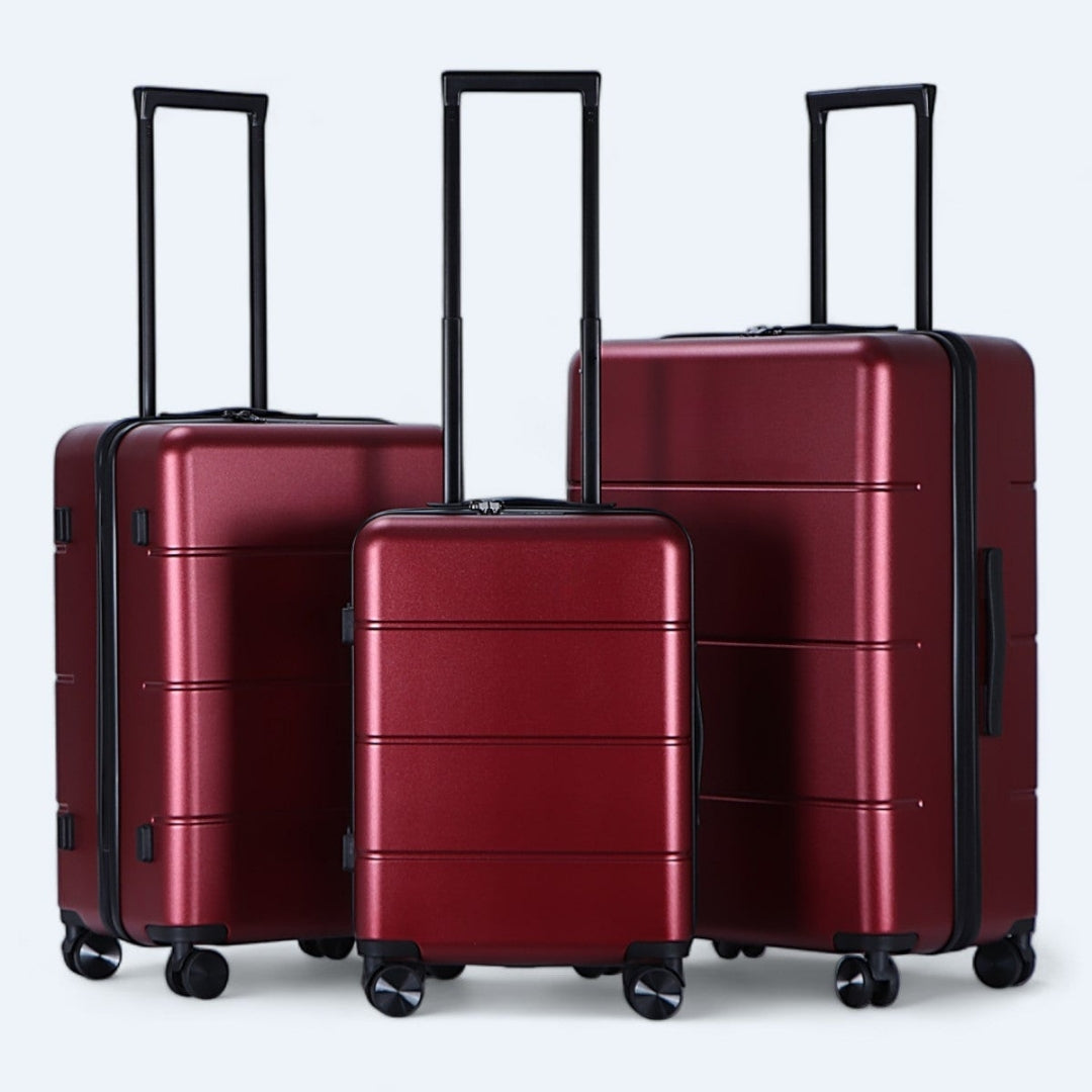 3-piece hard shell suitcase set – Atlas Explorer