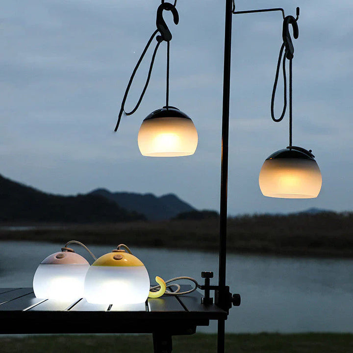 Multifunktionel vintage campinglampe - HeritageGlow