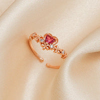 Red Crystal Love Ring – Scarlett