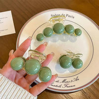 Green Pearl Hair Clip – Liana
