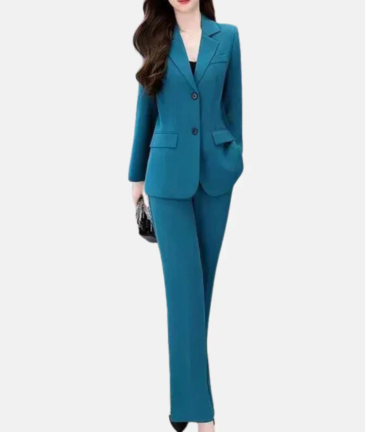 Stylish Pantsuit with Tailored Blazer - Isabella