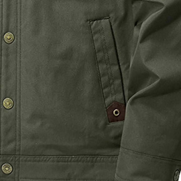 Chaqueta de invierno para hombre Gelegte para exteriores – Acolchada con forro interior de lana – Danny