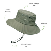 Sombrero tipo cubo para exteriores con protección UV – Stormtrail