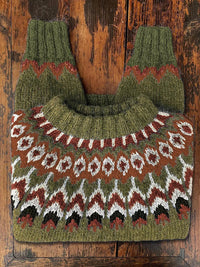 Retro knitted sweater for women - Eloise