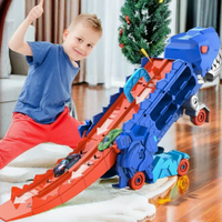 3-in-1 Racing Truck for Kids - T-Rex Transporter