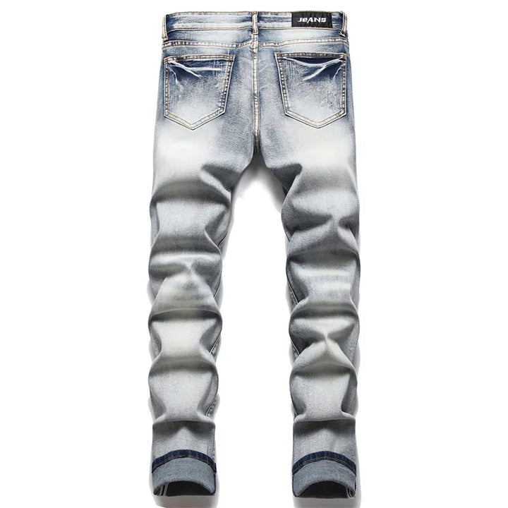 Trendy ripped men's jeans - Jaxon