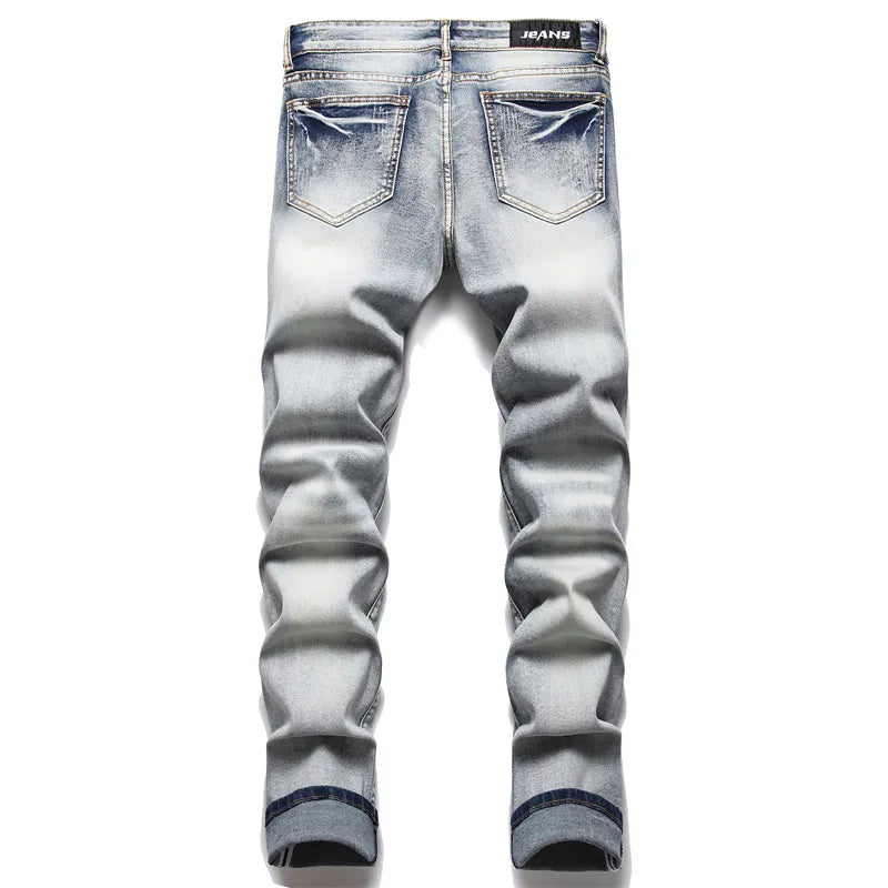 Trendy ripped men's jeans - Jaxon