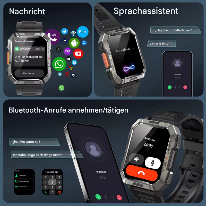 Robust Smartwatch for Adventurers - TrailMate